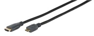 Kabel HDMI wtyk-mini HDMI „C” wtyk cert.2.0 1,5m