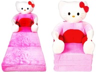 Ružové mačiatko plyšový maskot taburet kitty XXL