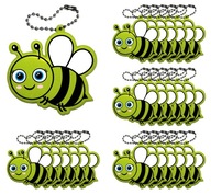 Kľúčenka kľúčenka gadget reflexný prívesok včela