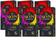 SKYN SENSES mix prezerwatywy potęgujące orgazm z wypustkami 30 szt.