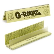 Bibułki G-Rollz Organic M.Sativa Extra Thin 1 1/4