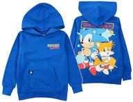 SONIC KAPUCNIS PULÓVER KENGURU bélelt eredeti KÉK 104 R705X