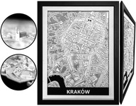 Obraz na plátne - 3D mestá sveta - Mapa - Plagát - Krakov