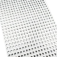 KOLÍK S KRYŠTÁLIKOM strieborné 4 mm 880 ks