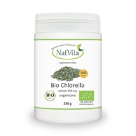 Chlorella BIO Pyrenoidosa Ekologiczna Naturalna 500mg 500 Kap NatVita