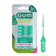 GUM SOFT-PICKS Comfort Flex czyściki MIĘTOWE L