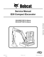 Servisná príručka opravy BobCat E35