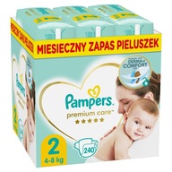 PIELUSZKI PAMPERS PREMIUM CARE 2 MINI 240 szt.