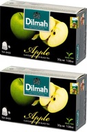 Herbata czarna aromatyzowana w torebkach Dilmah Apple jabłko 20szt x2