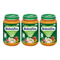 BOBOVITA Warzywa z delikatną rybą, 3x190g