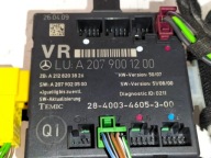 module control unit wiring door front right MERCEDES E KLASA W207 COUPE 09
