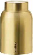 Stelton Zátka na šampanské COLLAR mosadz brúsená vákuová zrážka 6x4cm