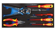 Wkład do szafek narzędziowych: zestaw 6 narzędzi, EVA, Hoegert Technik