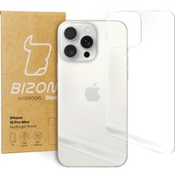 Folia ochronna na tył Bizon dla iPhone 15 Pro Max, szkło hydrogel, 2 sztuki