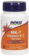 Vitamín MK7 K2 Now Foods Doplnok kapsule 60ks