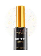 YOSHI|Top Fetti Top Matowy z Kolorową Drobinką 10ml