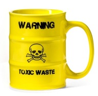 KUBEK TOXIC WASTE ŻÓŁTA BECZKA TOKSYCZNE ODPADY DZIEŃ CHŁOPAKA WALENTYNKI