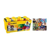 LEGO CLASSIC č. 10696 - Kreatívne kocky LEGO, stredná krabička + ADRESÁR 2024