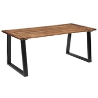 VidaXL Stół z litego drewna akacjowego, 180 x 90 c