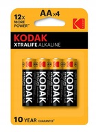 Bateria alkaliczna Kodak XTRALIFE AA R6 4 szt.
