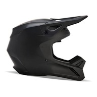 Kask motocyklowy FOX V1 SOLID BLACK MATT czarny mat GRATISY