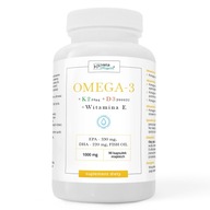 Omega-3 1000mg EPA330 DHA220 + K2+D3+E 90 kaps