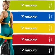 TRIZAND ZESTAW 5 szt. FITNESS - GUMY OPOROWE -CE