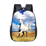 Batoh s potlačou Animal Horse Detské školské tašky Fashion Kids Kindergarten