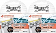 Wilkinson Quattro Titanium Diamond wkłady 8szt b-p