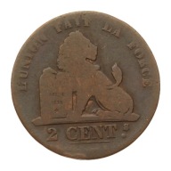 [M12012] Belgium 2 centime 1842