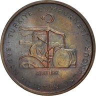 Moneta, Turcja, 10 Kurus, 1971, AU(50-53), Brązowy