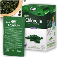 BIO Chlorella Pyrenoidosa Green Ways DETOX Oczyszczanie 100% BIO drażetki