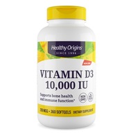 HEALTHY ORIGINS WITAMINA D3 10000 360K ODPORNOŚĆ