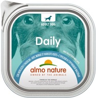 Almo Nature Daily - DORSZ Z ZIELONYM GROSZKIEM - karma dla psa - tacka 300g
