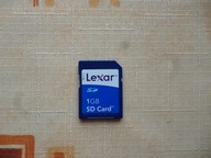 Karta pamięci SD Lexar 1 GB klasa 2