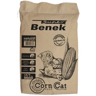 Podstielka pre mačky Super Benek Corn Cat 25L