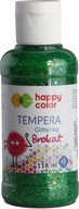 Temperová farba 118ml Happy Color trblietky zelená