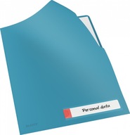 Folder z kieszonką na etykietę Leitz Cosy A4 do 40 kartek niebieski