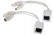 Adapter oddeľovač napájania PoE RJ45 2ks.