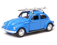 Volkswagen Beetle 1:34 WELLY serfing modrý