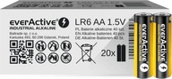 40 x EVERACTIVE INDUSTRIAL ALKALINE BATERIE ALKALICZNE LR6 AA