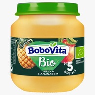 Deserek Jabłka z ananasem BoboVita Bio 125g
