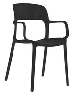 Stolička SAHA - čierna x 1