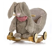 KRÓLIK NA BIEGUNACH BUJAK INTERAKTYWNY DŹWIĘK POLLY PLUS-GREY BUNNY