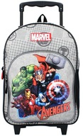 Detský cestovný kufor na kolieskach s predným vreckom Avengers