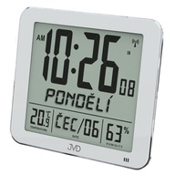 JVD DH9335.1 - 25x20,5cm - Strieborná - Elektronické hodiny s dátumom