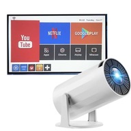 RZUTNIK PROJEKTOR ANDROID TV WIFI PRZENOŚNY SMART GŁOŚNIK