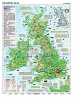 Fakty o Wielkiej Brytanii (Basic Facts about GB) mapa