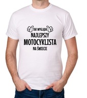 koszulka NAJLEPSZY MOTOCYKLISTA prezent