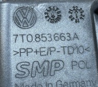 VW T7 7T0 grid of a bumper front front 7T0853663A